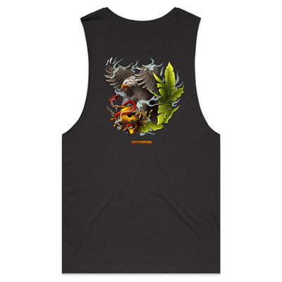 EAGLE - Mens Sleeveless T-Shirt - BACK PRINT