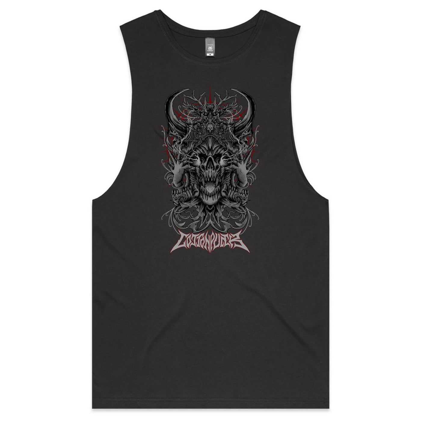 BLACK MAGIC - Mens Sleeveless T-Shirt - FRONT PRINT