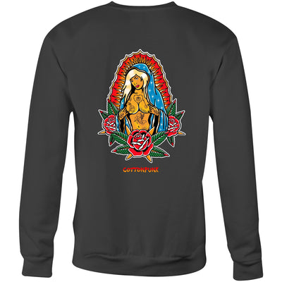 PRAY FOR BETTER TIMES - Mens Sweatshirt - BACK PRINT