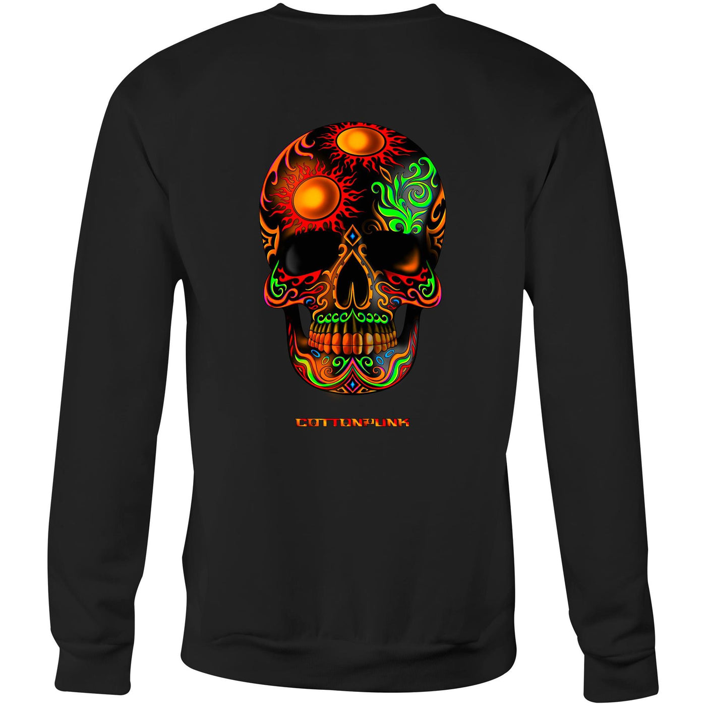 DEATH BY SUNSET - Mens Sweatshirt - BACK PRINT