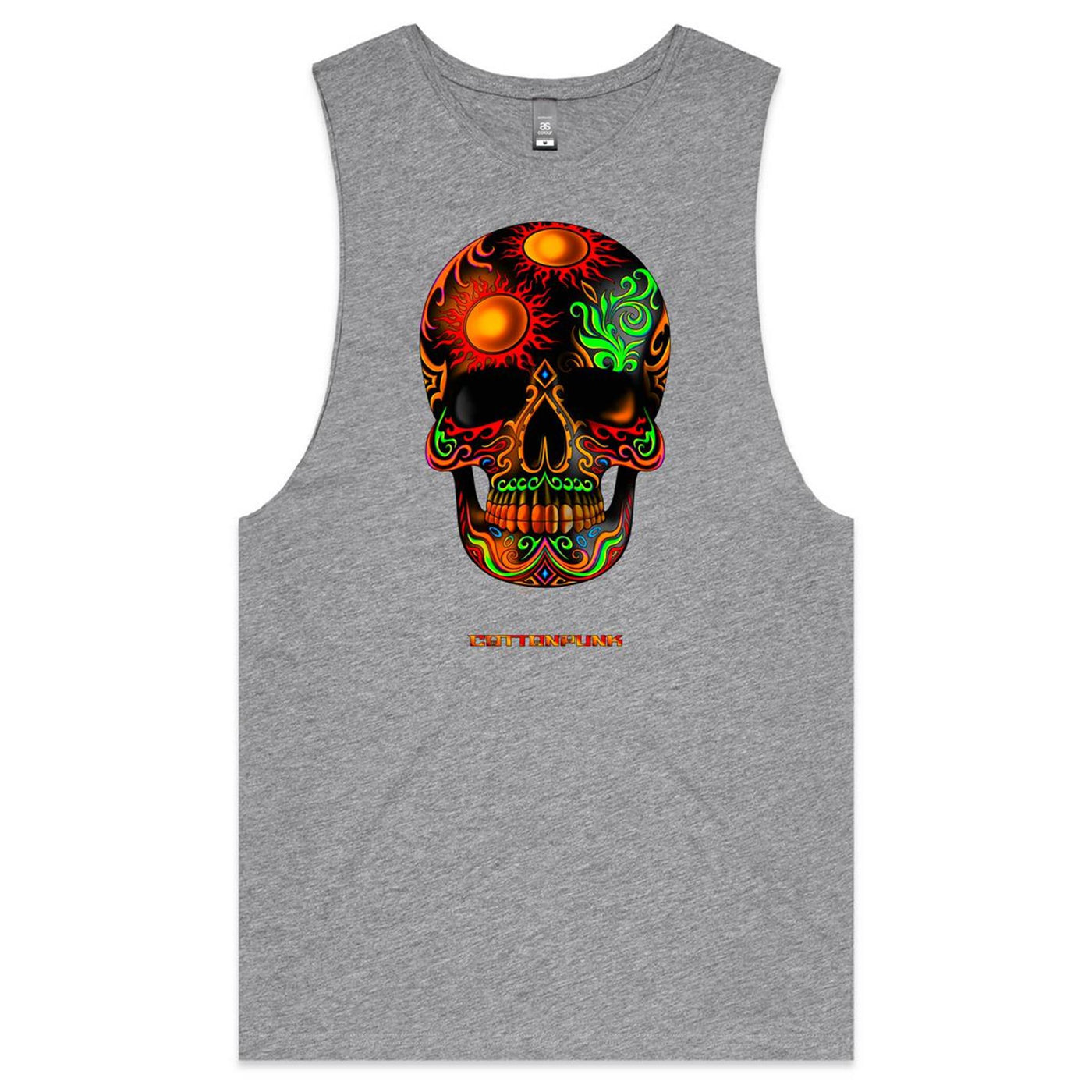 DEATH BY SUNSET - Mens Sleeveless T-Shirt - FRONT PRINT