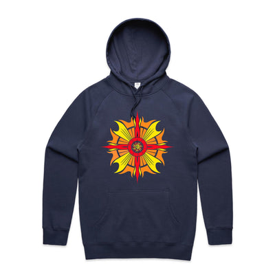 SUNDANCE II - Mens Pocket Hoodie - FRONT PRINT