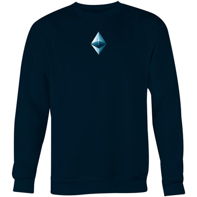 ETHEREUM - Mens Sweatshirt - BACK PRINT