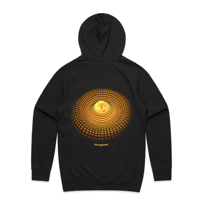 TETHER II - Mens Pocket Hoodie - BACK PRINT