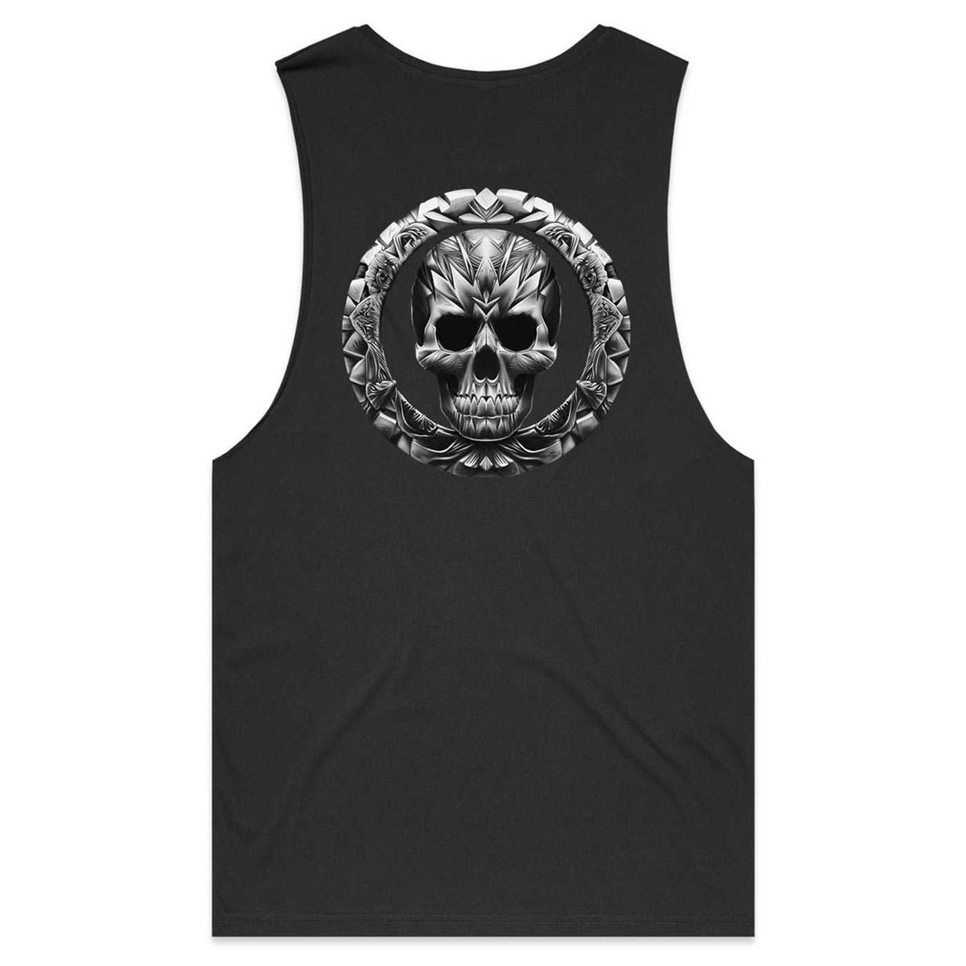 STONE COLD - Mens Sleeveless T-Shirt - BACK PRINT