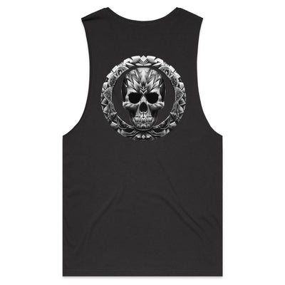 STONE COLD - Mens Sleeveless T-Shirt - BACK PRINT