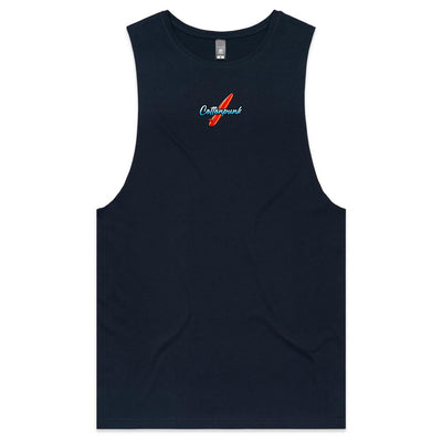 DYING FOR A SURF - Mens Sleeveless T-Shirt - BACK PRINT