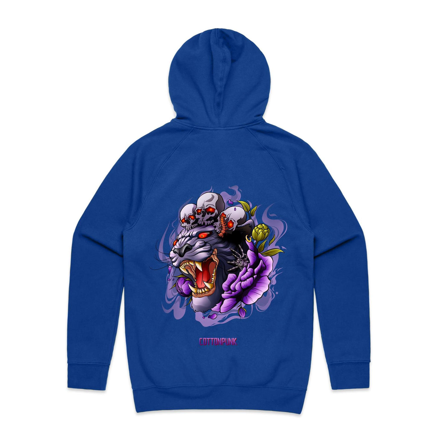 PANTHER - Mens Pocket Hoodie - BACK PRINT