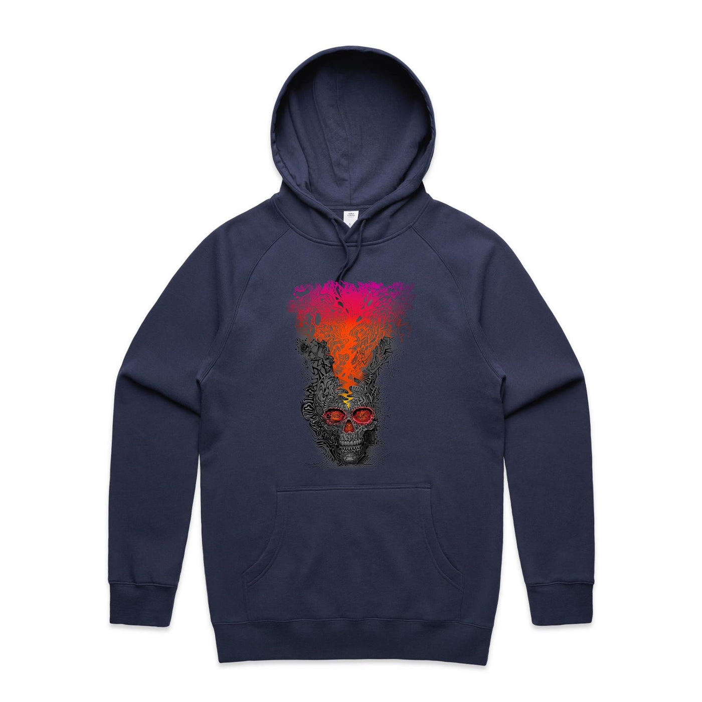 DIGITAL DETOX - Mens Pocket Hoodie - FRONT PRINT