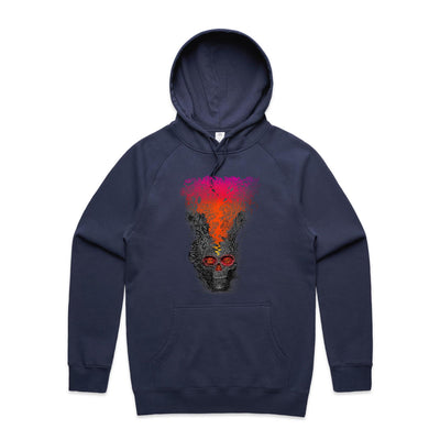 DIGITAL DETOX - Mens Pocket Hoodie - FRONT PRINT