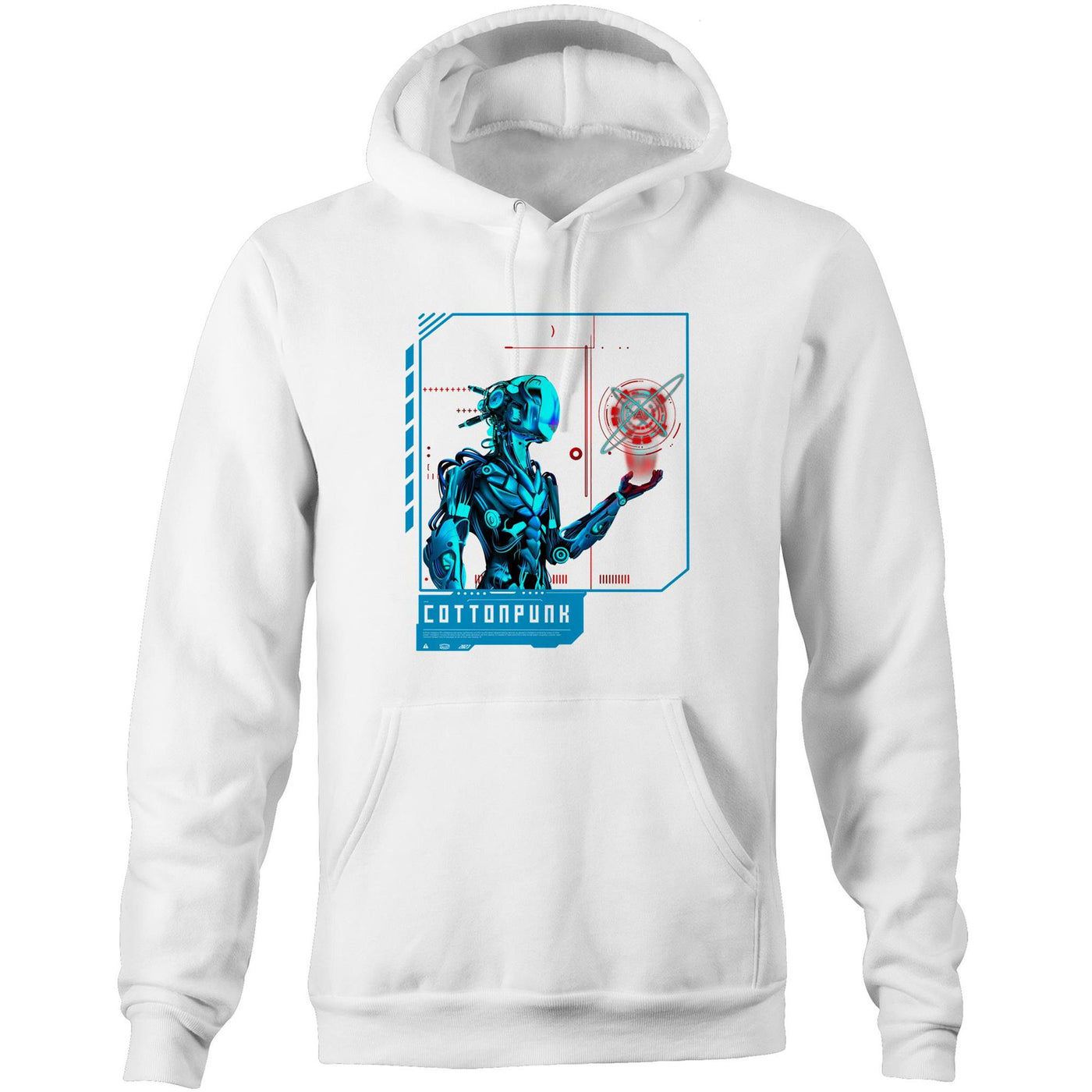 AI CONTROL - Mens Pocket Hoodie - FRONT PRINT