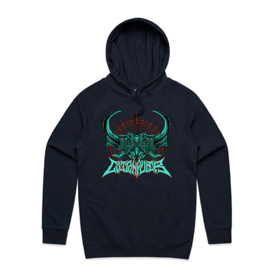 BLACK SPELL III - Mens Pocket Hoodie - FRONT PRINT