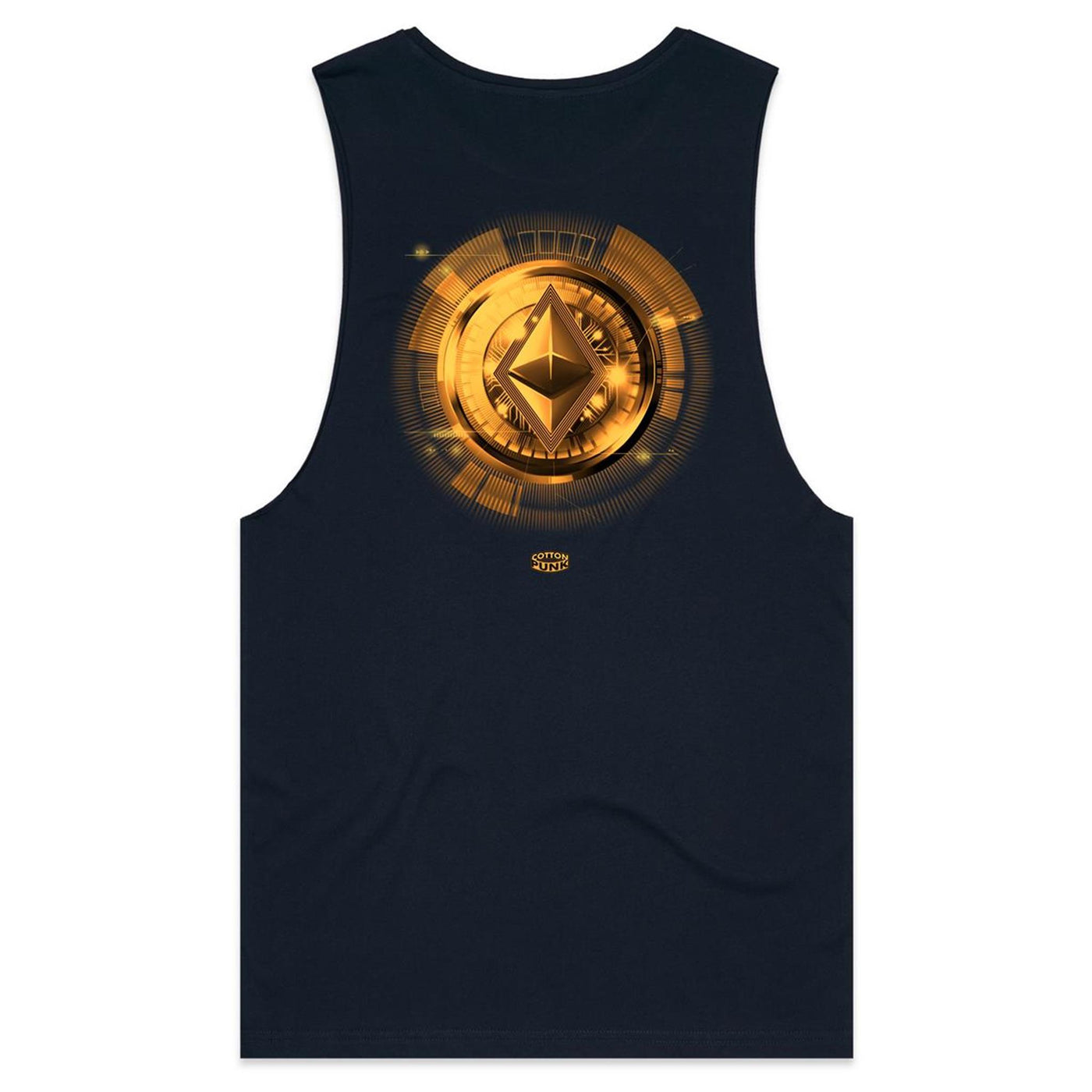 ETHEREUM II - Mens Sleeveless T-Shirt - BACK PRINT