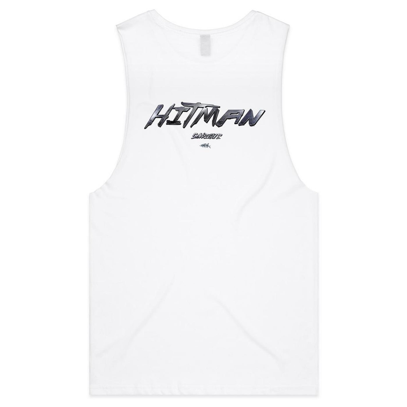 HITMAN - Mens Sleeveless T-Shirt - BACK PRINT