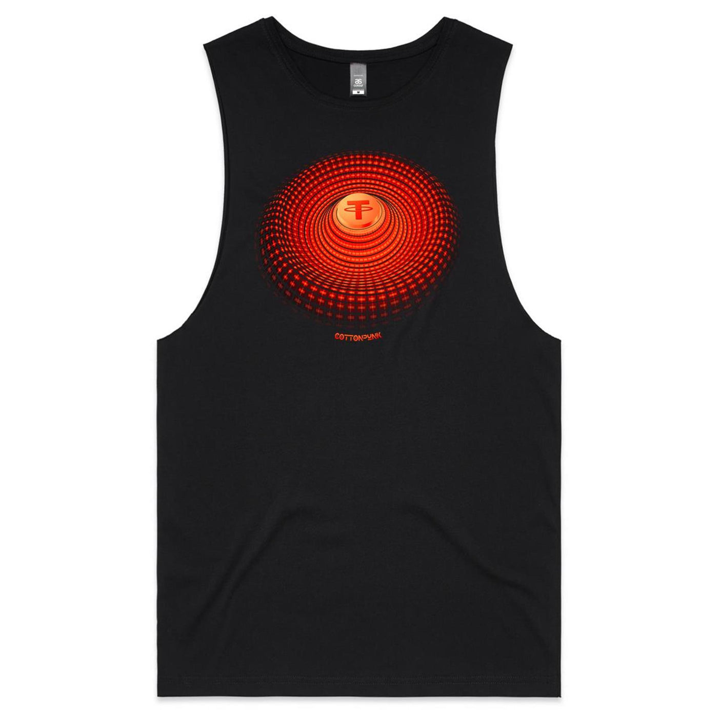 TETHER IV - Mens Sleeveless T-Shirt - FRONT PRINT