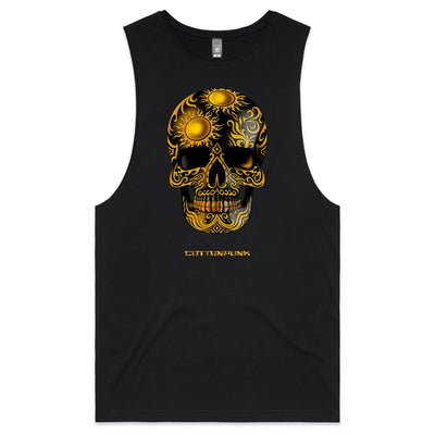 DEATH BY SUNRISE - Mens Sleeveless T-Shirt - FRONT PRINT