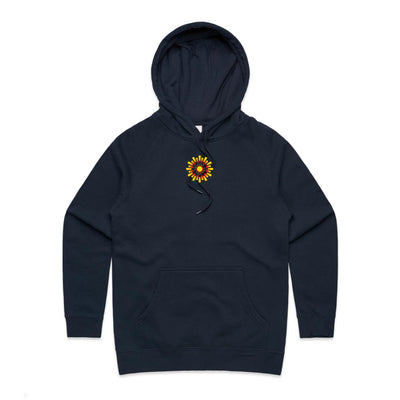 SUNDANCE (W) - Womens Pocket Hoodie - BACK PRINT