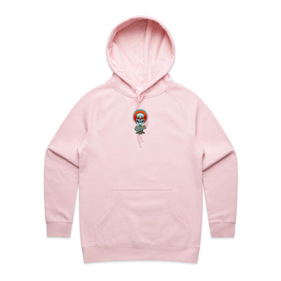 NEVER R.I.P (W) - Womens Pocket Hoodie - BACK PRINT