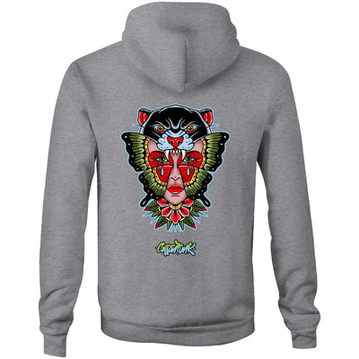 NO REGRETS - Mens Pocket Hoodie - BACK PRINT