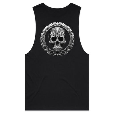 STONE COLD - Mens Sleeveless T-Shirt - BACK PRINT