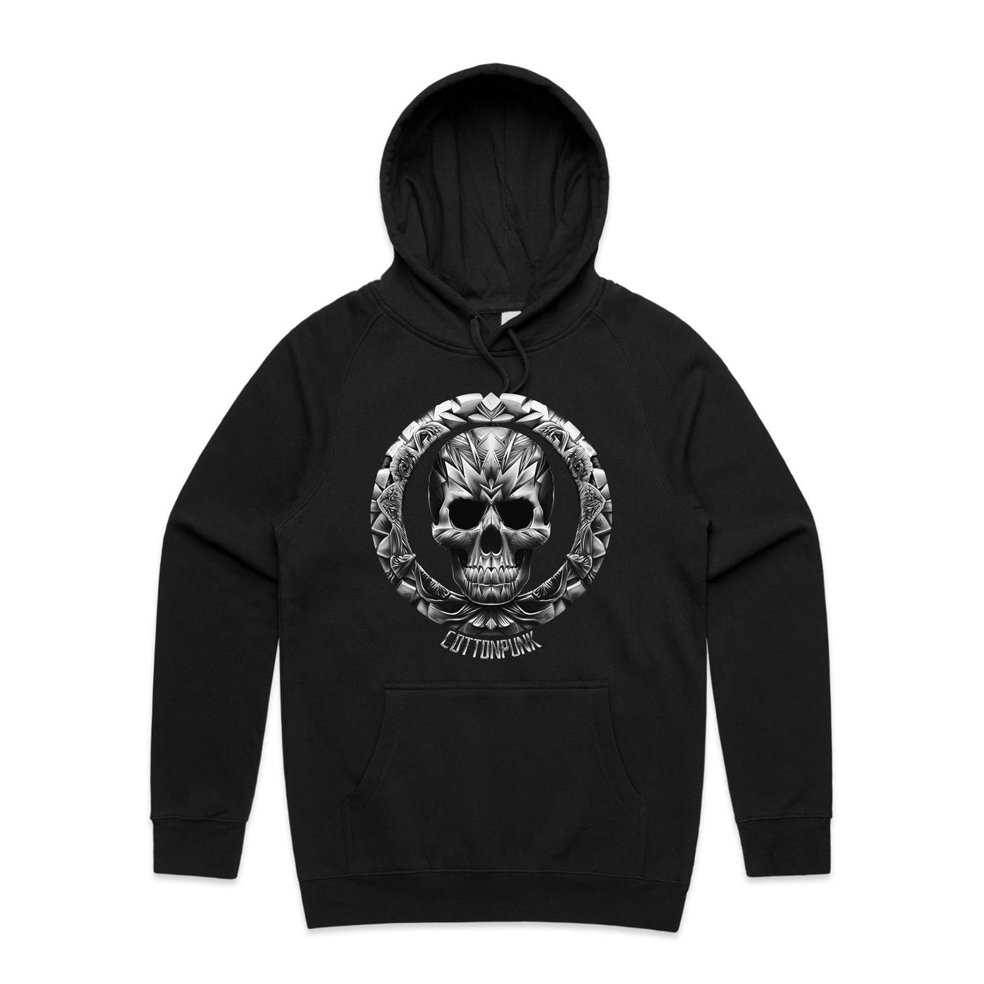 STONE COLD - Mens Pocket Hoodie - FRONT PRINT