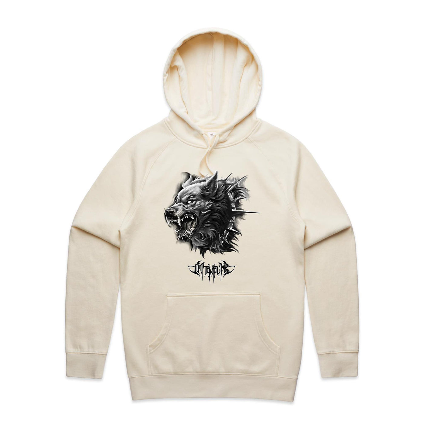 WEREWOLF - Mens Pocket Hoodie - FRONT PRINT