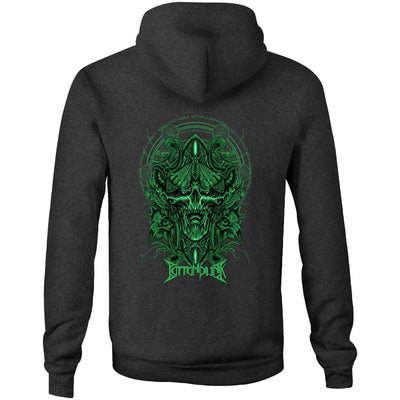 DEATHMOTH II - Mens Pocket Hoodie - BACK PRINT