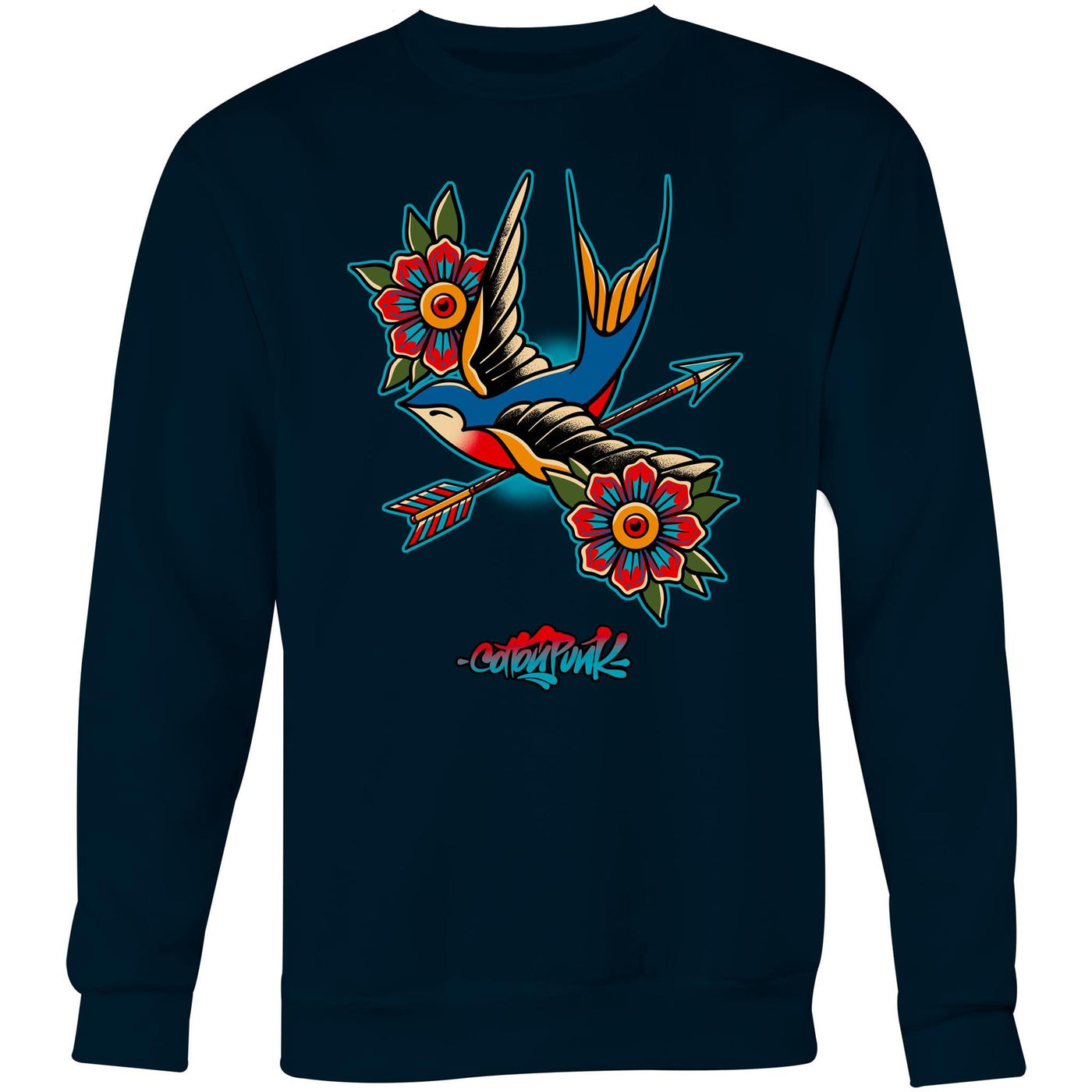 BIRD OF PREY - Mens Sweatshirt - FRONT PRINT