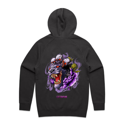 PANTHER - Mens Pocket Hoodie - BACK PRINT