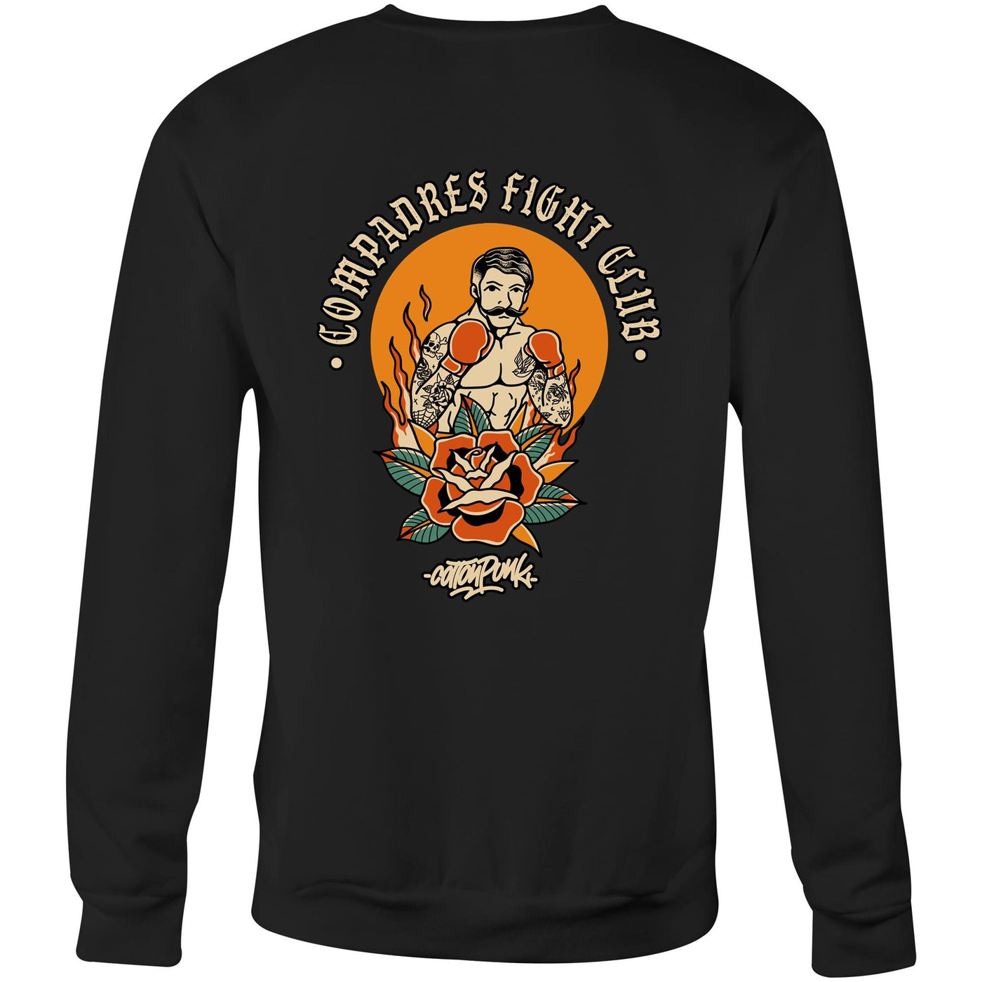 COMPADRES - Mens Sweatshirt - BACK PRINT