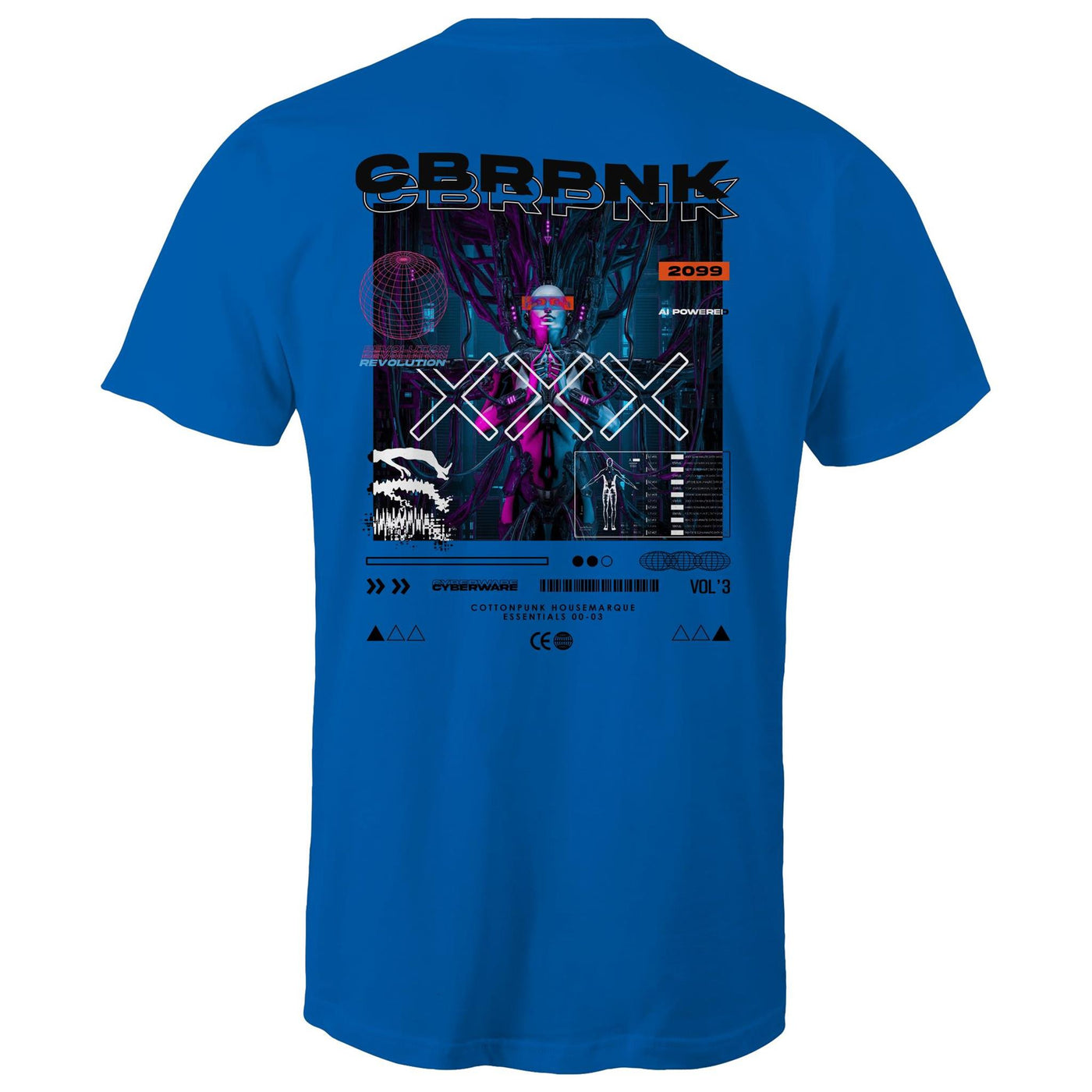 CBRPNK - Mens T-Shirt - BACK PRINT