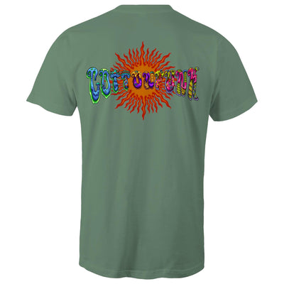 MAGIC SHROOMS - Mens T-Shirt - BACK PRINT