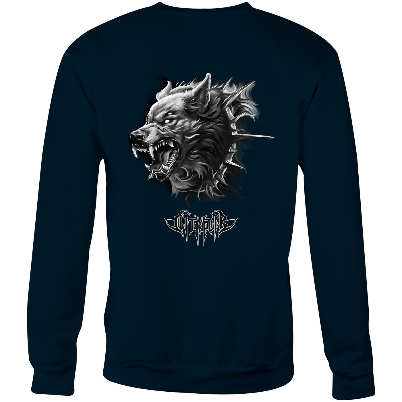 WEREWOLF - Mens Sweatshirt - BACK PRINT