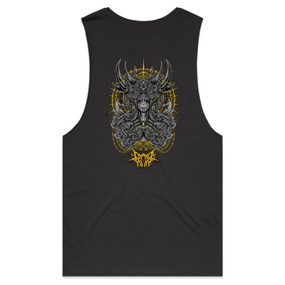 KEYMASTER - Mens Sleeveless T-Shirt - BACK PRINT