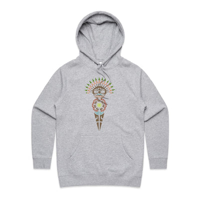 PAINKILLA (W) - Womens Pocket Hoodie - FRONT PRINT