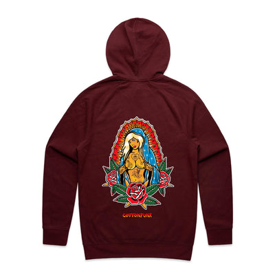 PRAY FOR BETTER TIMES - Mens Pocket Hoodie - BACK PRINT