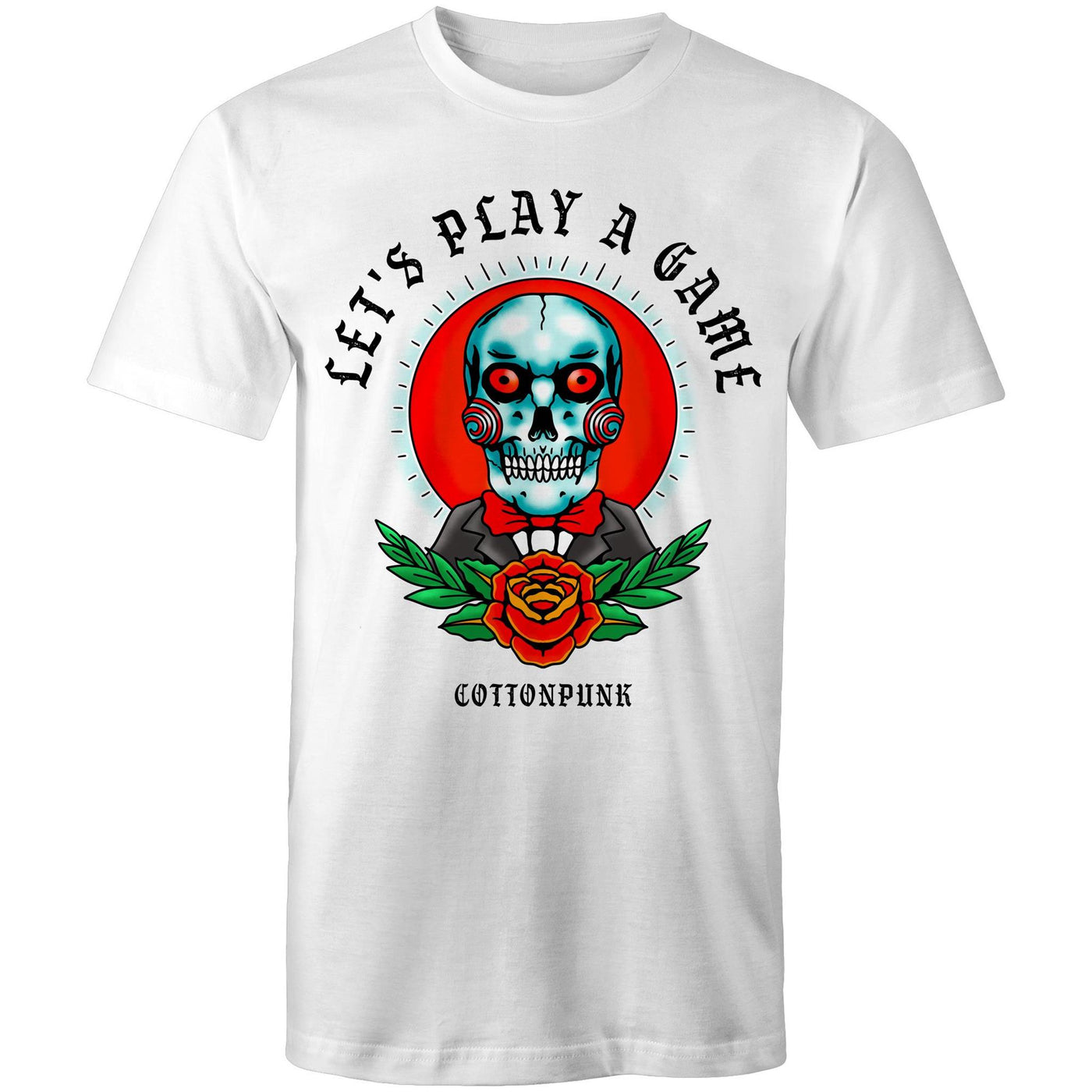 LET'S PLAY A GAME - Mens T-Shirt - FRONT PRINT