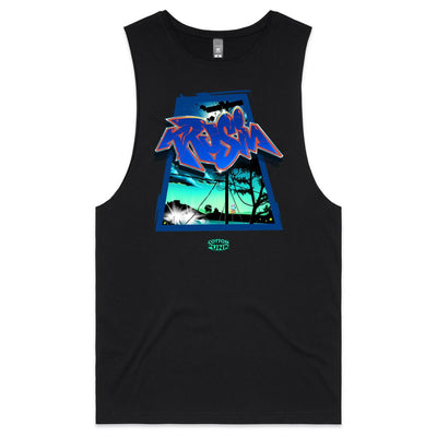 KRUSIN - Mens Sleeveless T-Shirt - FRONT PRINT