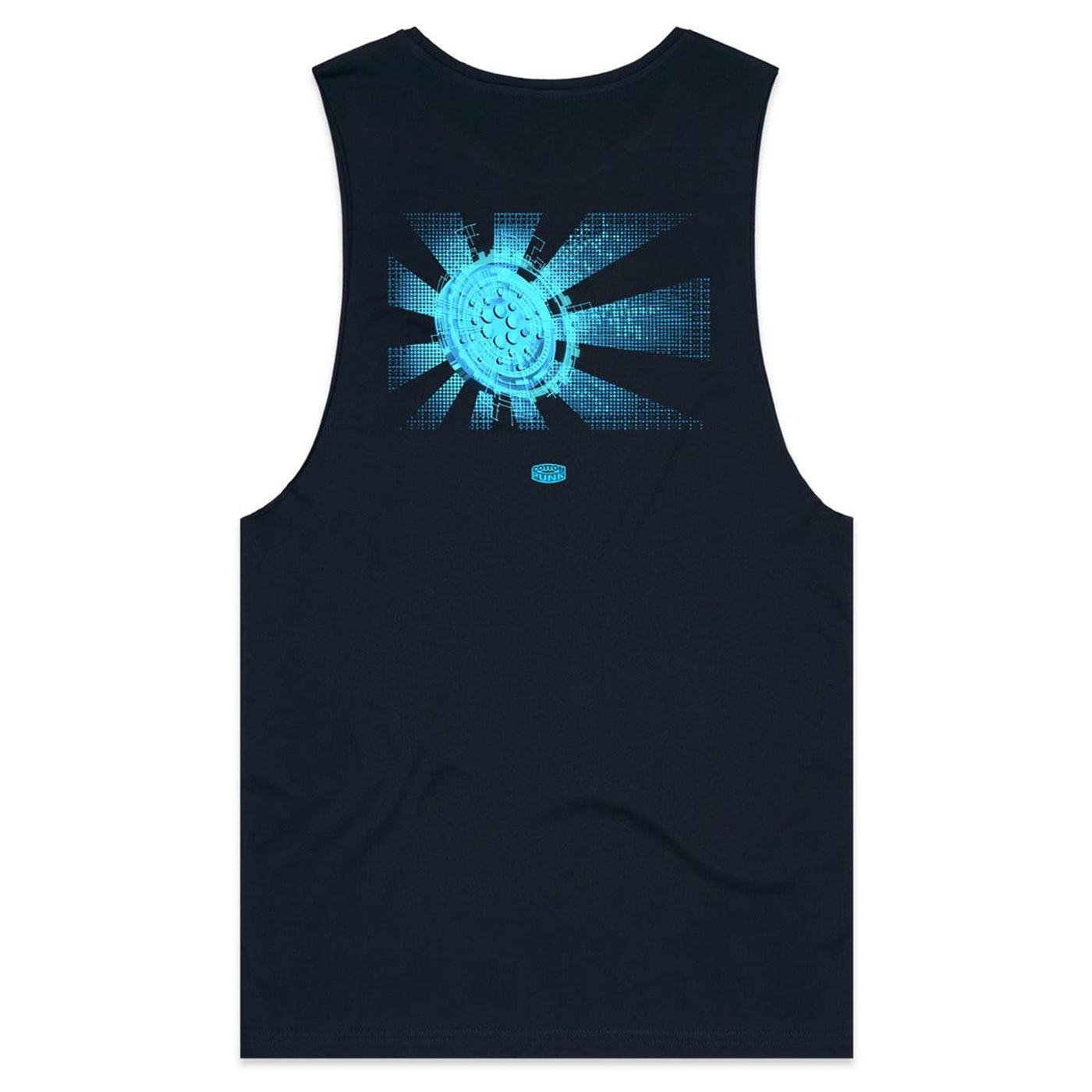 CARDANO - Mens Sleeveless T-Shirt - BACK PRINT