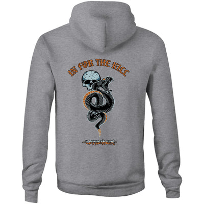 IN FOR THE KILL - Mens Pocket Hoodie - BACK PRINT