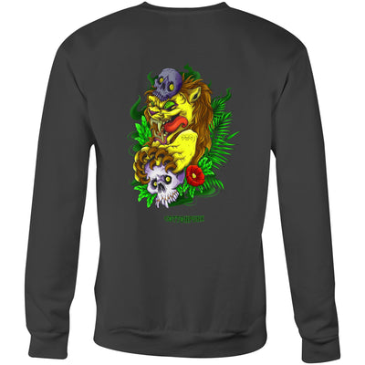 LION - Mens Sweatshirt - BACK PRINT