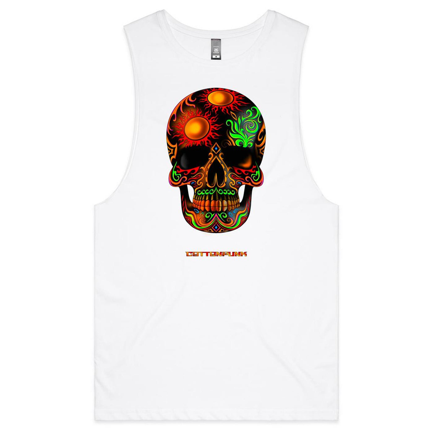 DEATH BY SUNSET - Mens Sleeveless T-Shirt - FRONT PRINT