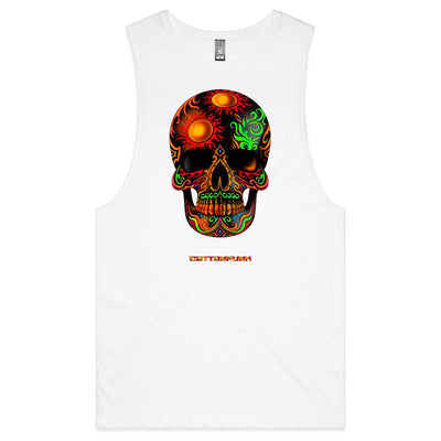 DEATH BY SUNSET - Mens Sleeveless T-Shirt - FRONT PRINT