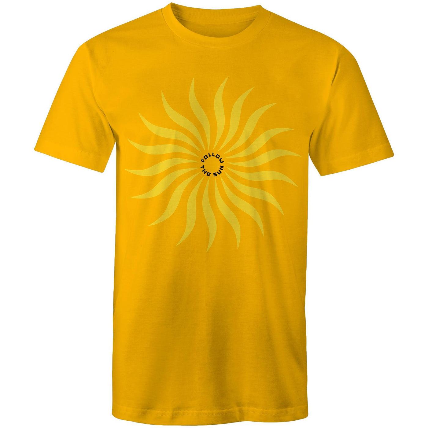 FOLLOW THE SUN II - Mens T-Shirt - FRONT PRINT