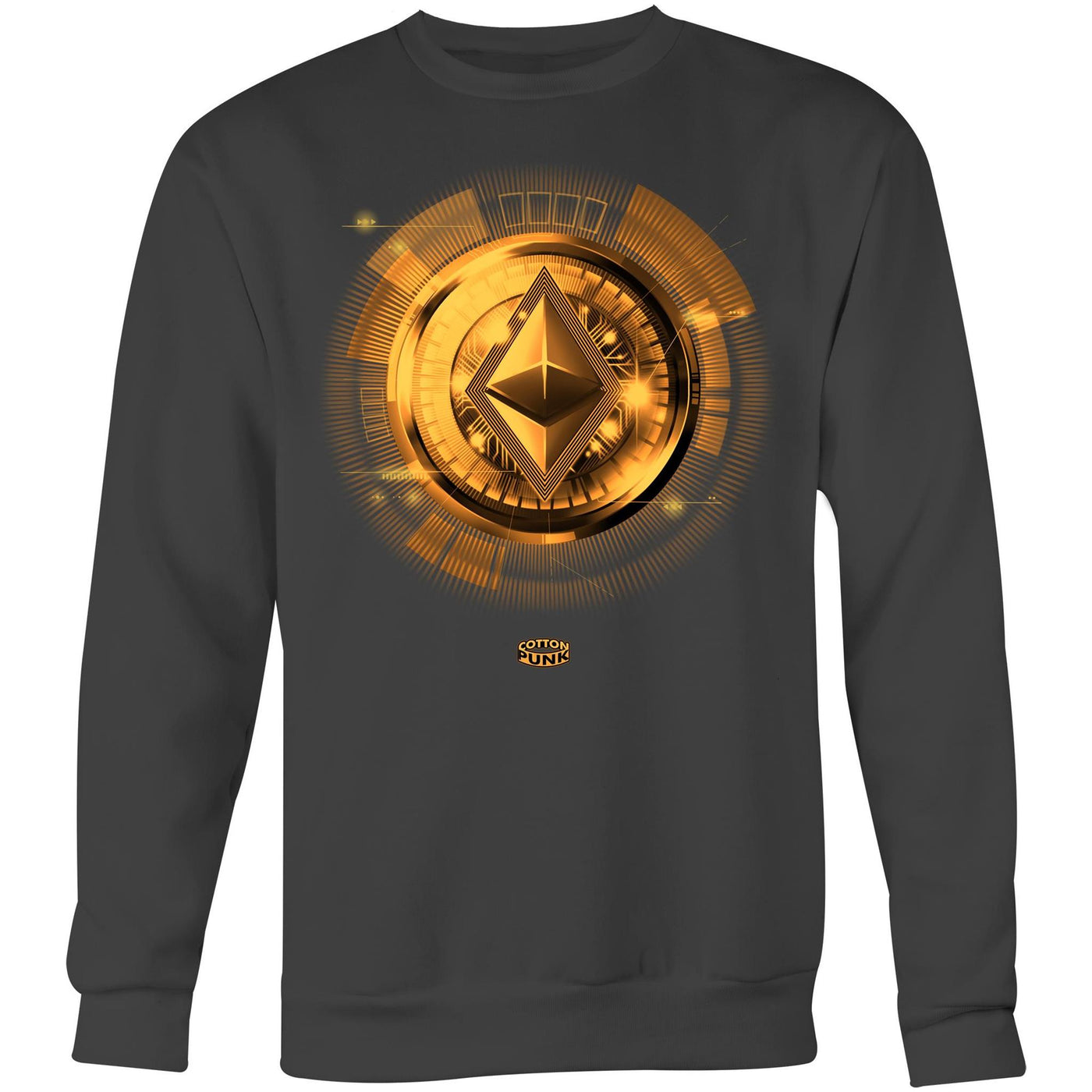 ETHEREUM II - Mens Sweatshirt - FRONT PRINT