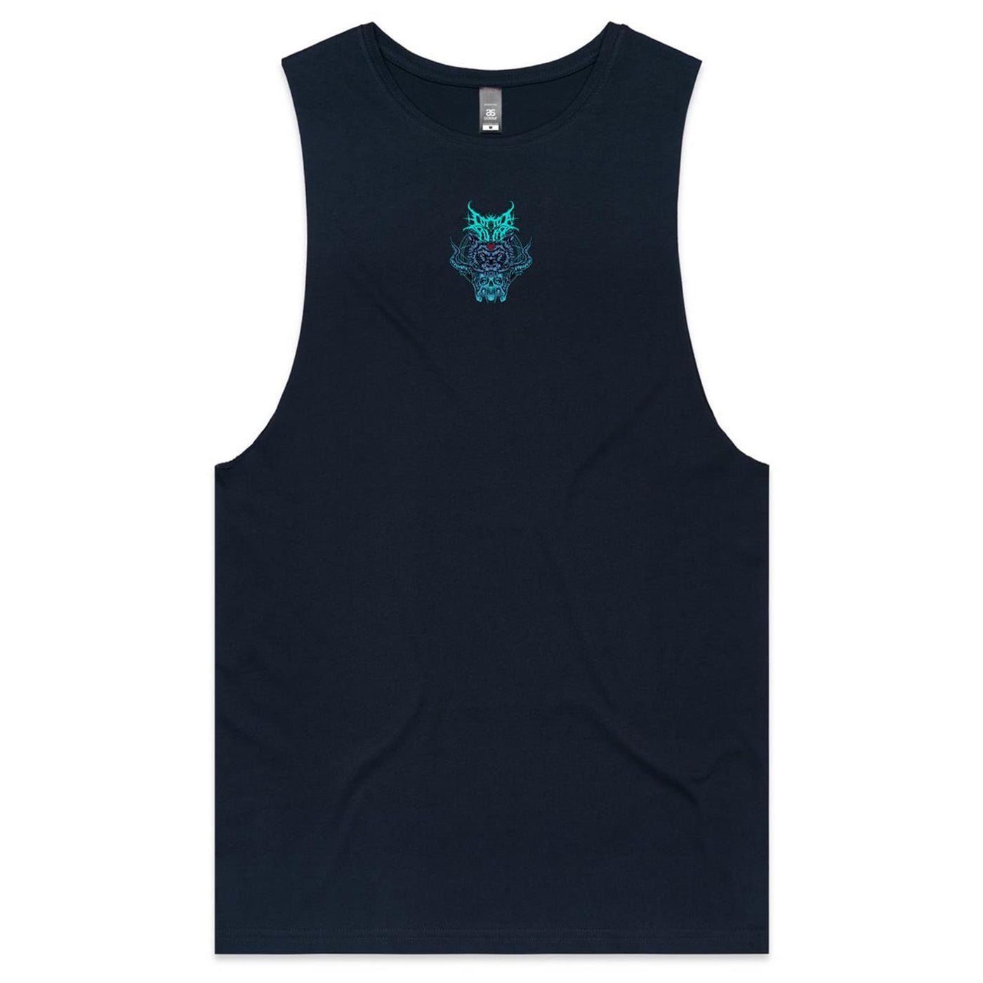 ALMOST HUMAN III - Mens Sleeveless T-Shirt - BACK PRINT