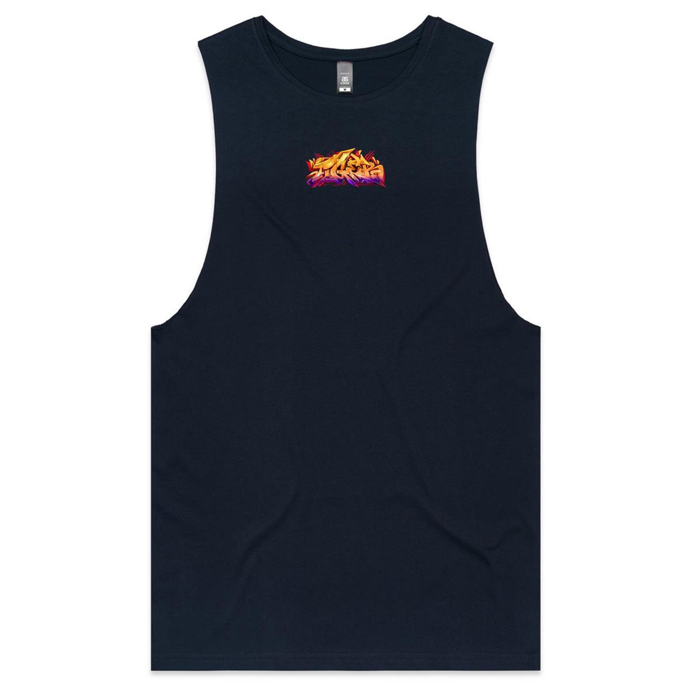 TIGER - Mens Sleeveless T-Shirt - BACK PRINT