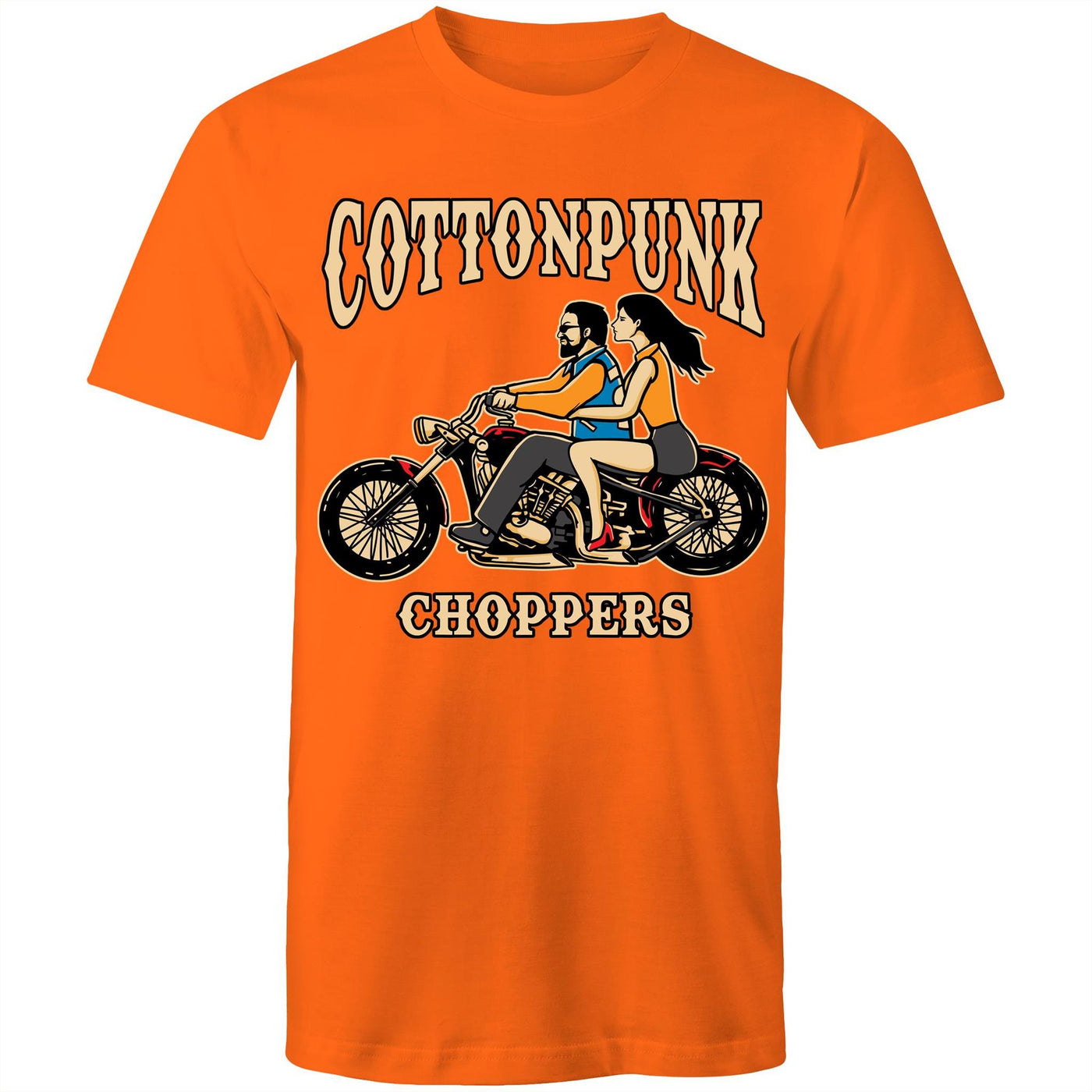 COTTONPUNK CHOPPERS - Mens T-Shirt - FRONT PRINT