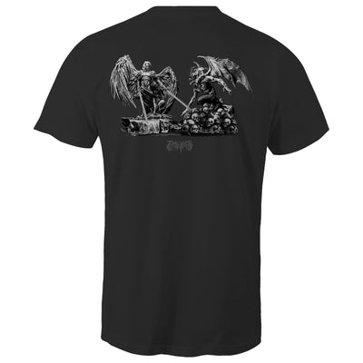 ANGELS & DEMONS - Mens T-Shirt - BACK PRINT