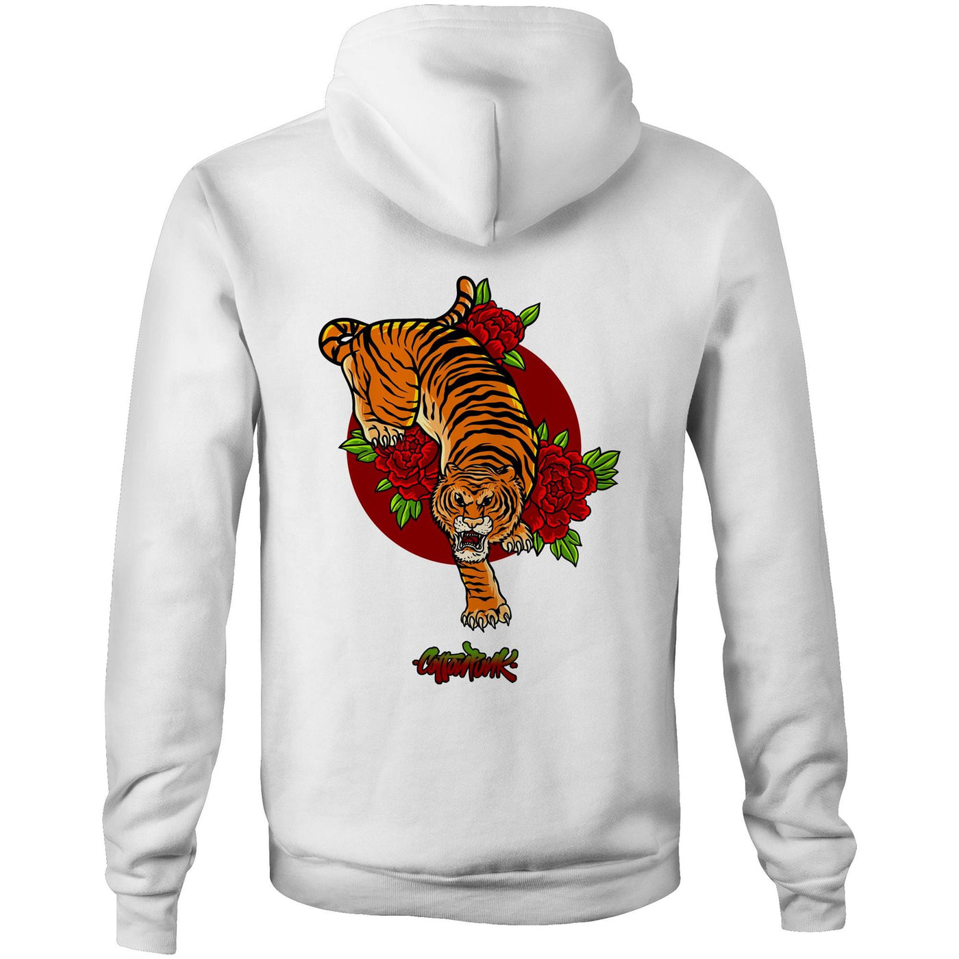 JUNGLE KING - Mens Pocket Hoodie - BACK PRINT